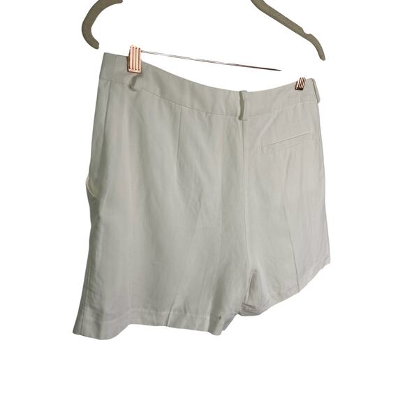 Amanda Uprichard Wallace 100% Linen Short Pleated Front Beachy Vacation Sz S - Picture 9 of 11